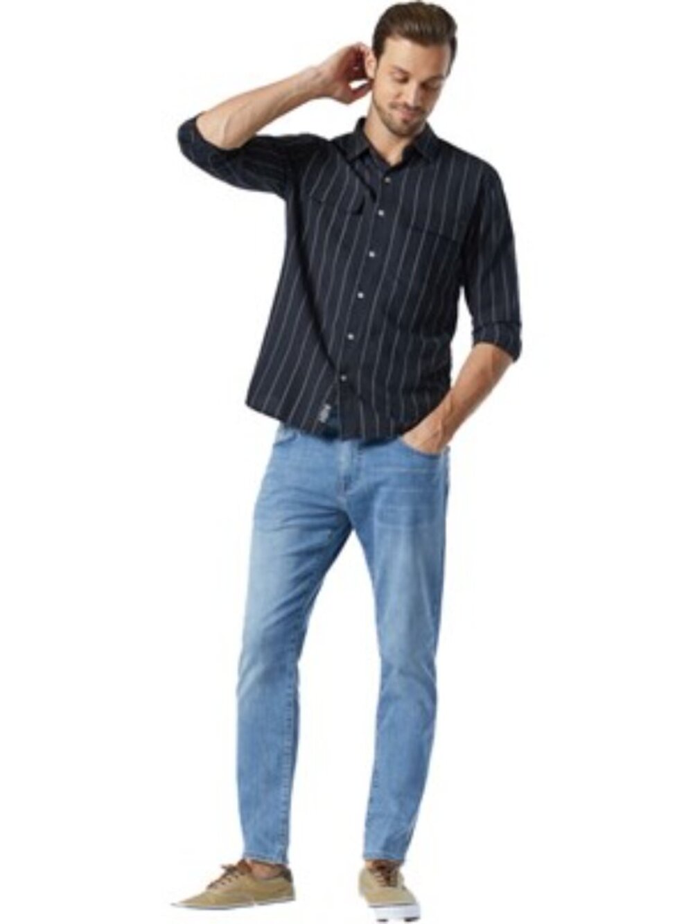Mavi - Mens Jake Slim Jeans, size 34W x 32L US mens, color blue,